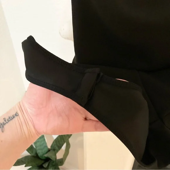 NWT Black Strapless Bodysuit Plunging Deep V Blue Blush Haute 2 Wear Size XS - Picture 8 of 9